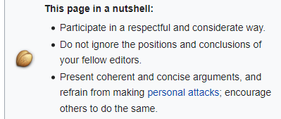 Editors must treat each other with respect